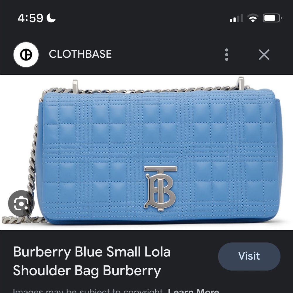 Burberry Small Lola bag
